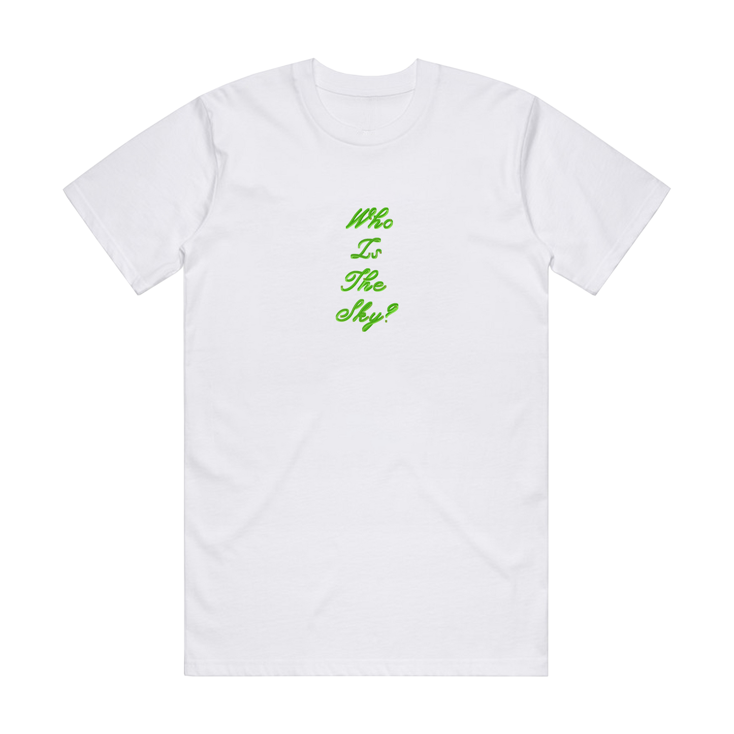 Who Is The Sky? White Tee